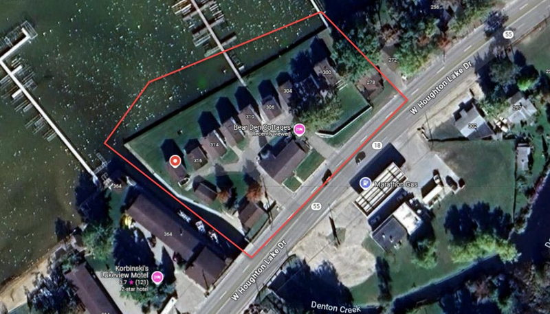 Fallets Cottage Court - Aerial Map